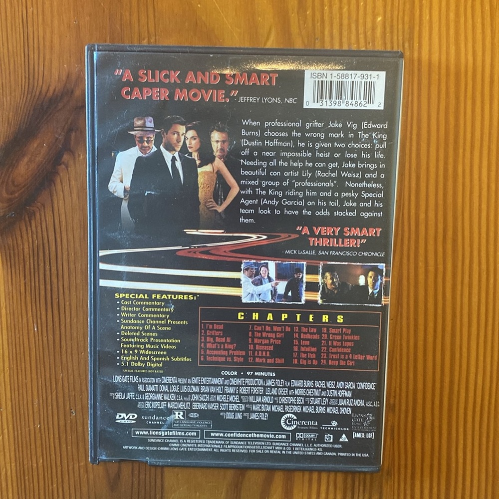 DVD CONFIDENCE - Picture 2 of 2